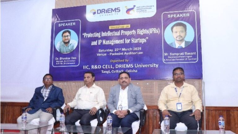 Workshop on “Protecting Intellectual property Rights (IPRs) and IP Management for Startups” on dt. 22-03-2025.