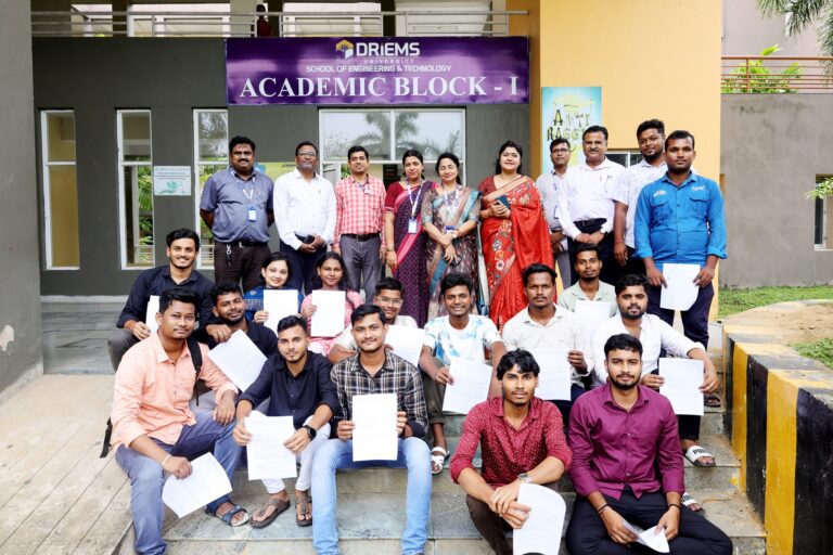 DRIEMS University got successfully placed in the company Autoliv India Pvt. Ltd.