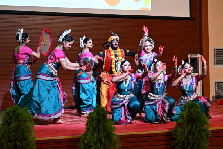 Students from the School of Nursing showcased a mesmerizing cultural performance at Raj Bhavan