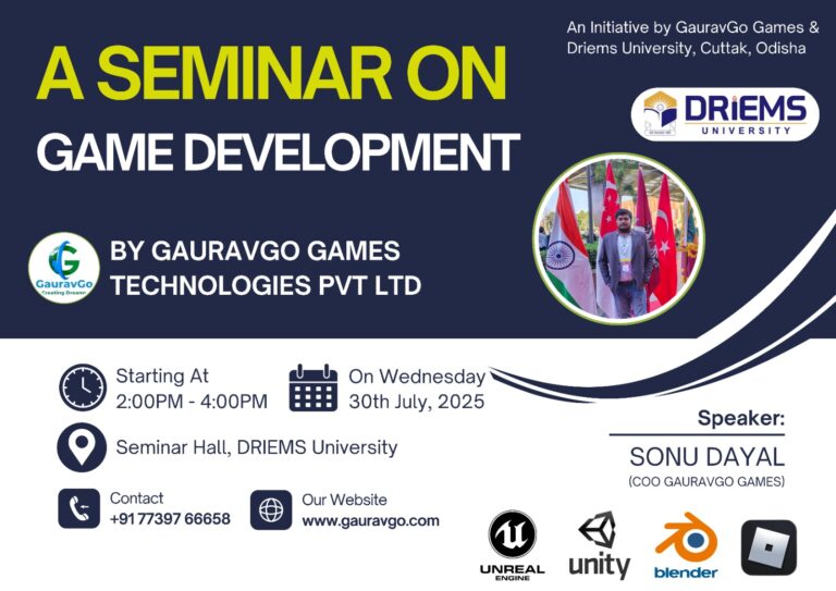 🎮 Seminar on Game Development @ DRIEMS University ✨