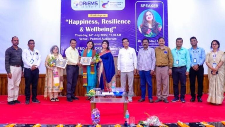 Workshop on “Happiness, Resilience & Wellbeing” was organized on 24th July 2025.