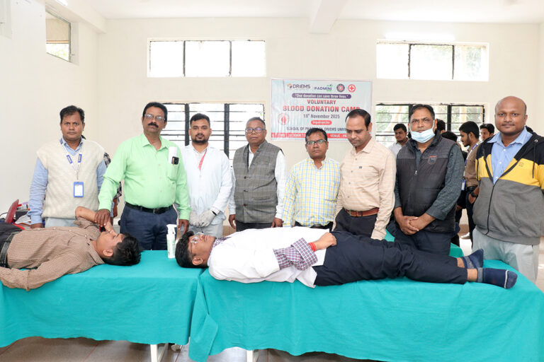 School of Pharmacy, DRIEMS University Organises Voluntary Blood Donation Camp
