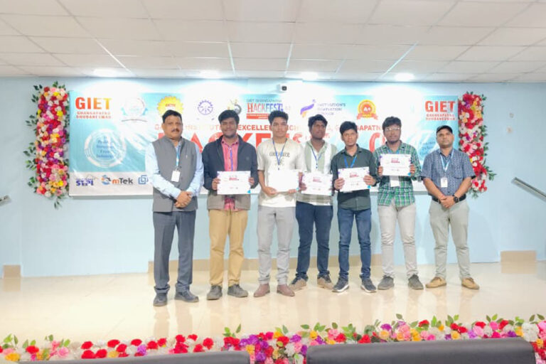 Double Victory at GIET Hackfest 2.0