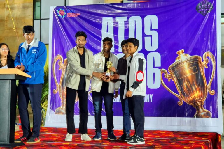 Achievement as three of its students emerged Champions in Table Tennis at the Birla Global University