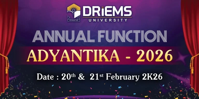 Annual Function “Adyantika” Responsibilities & Event Schedule reg.