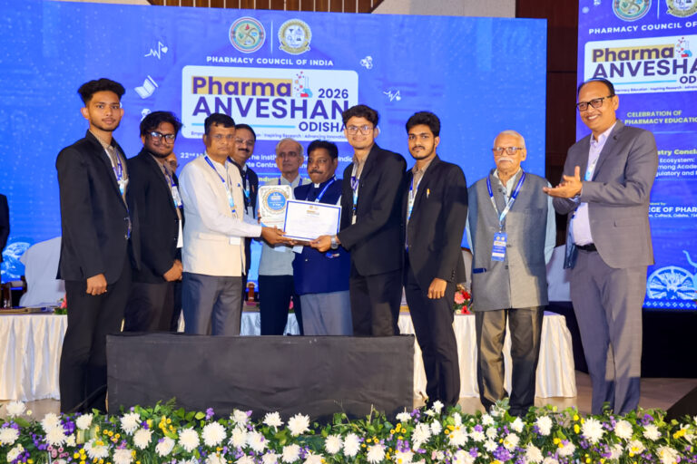 DRIEMS Pharmacy Students Secure 3rd Prize at Pharma Anveshan 2026
