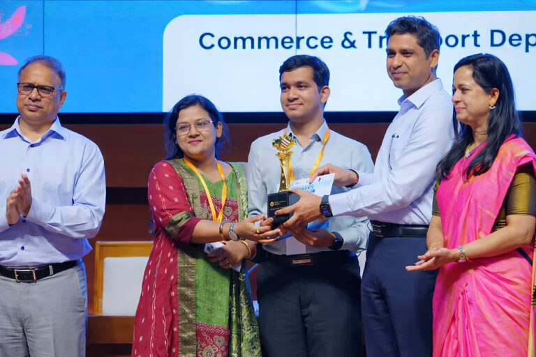 Er. Anshuman Sahoo got “Best Researcher Award” at the Global Summit on Blue Economy 2026