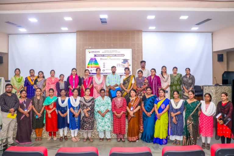 Faculty Enrichment Program on Bloom’s Taxonomy Conducted by DRIEMS University School of Nursing