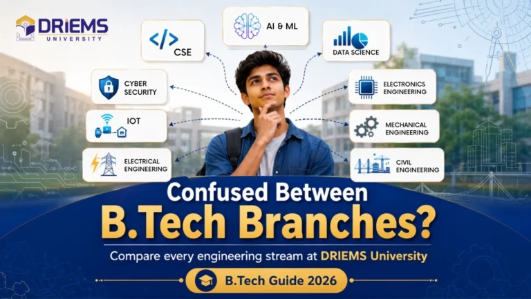 Confused Between B.Tech Branches? Here’s Your No-Nonsense Guide to Every Engineering Stream at DRIEMS University