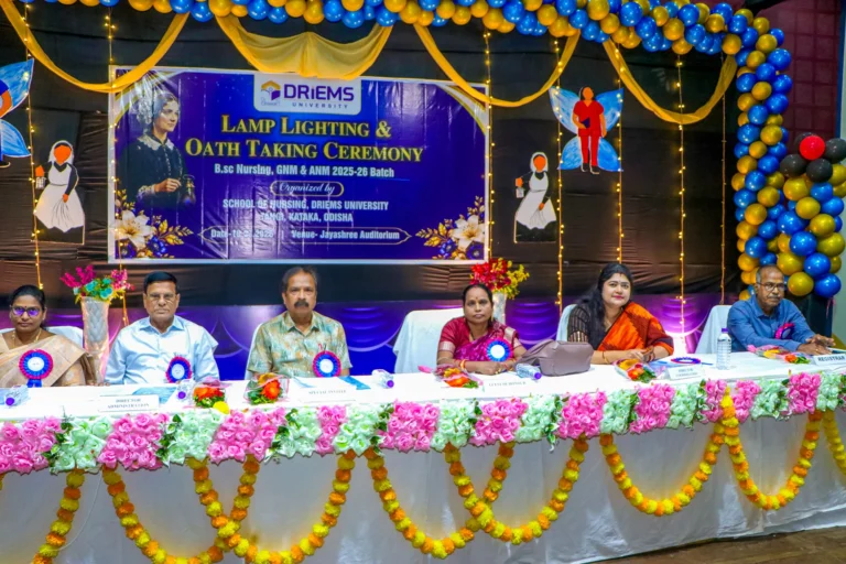Lamp Lighting & Oath-taking Ceremony 2026 Held at School of Nursing, DRIEMS University