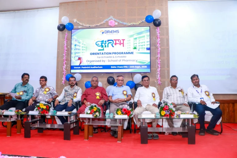 Orientation Programme 2026 – “Aarambh” | School of Pharmacy, DRIEMS University