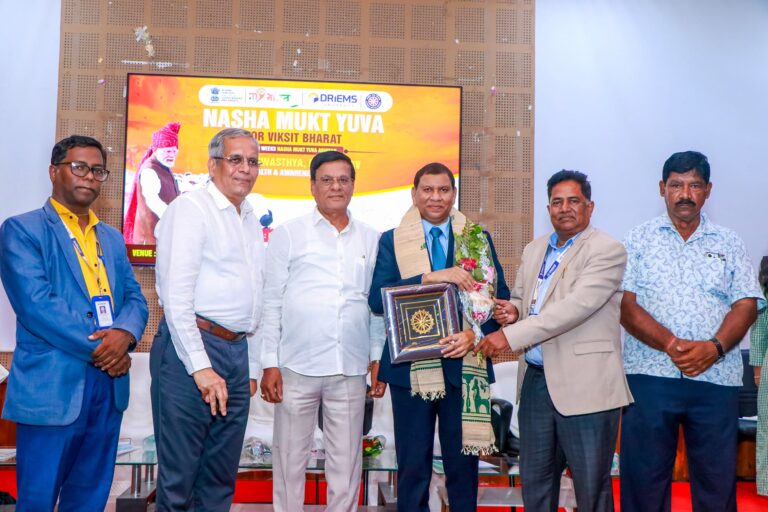 DRIEMS University Organises “Nasha Mukt Yuva for Viksit Bharat – Yuva Sanwad Mela 2026”