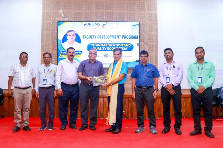 DRIEMS University Organises Faculty Development Programme on “Standardization and Quality Ecosystem”